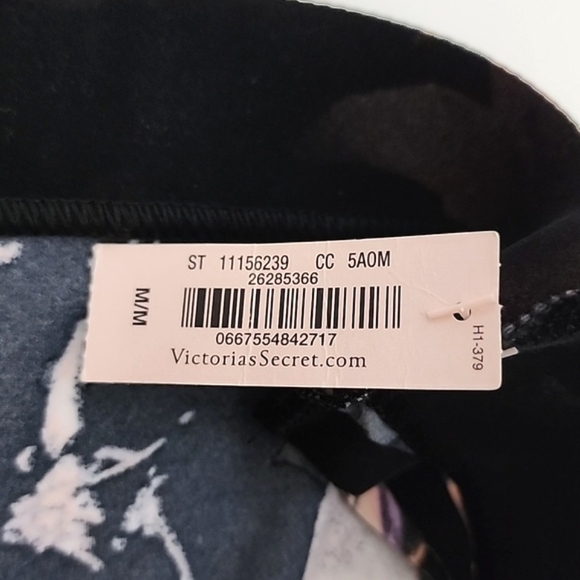 Victoria's Secret Incredible Floral Bikini & Black Hiphugger/Hipster Size Medium - Picture 7 of 12